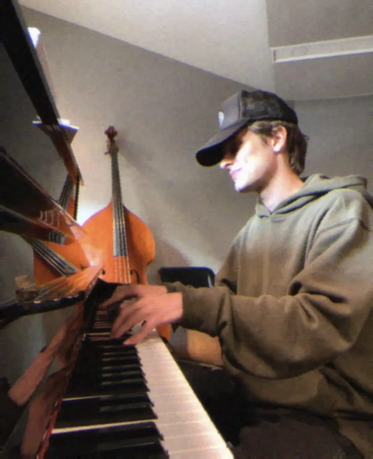 Michael at the piano